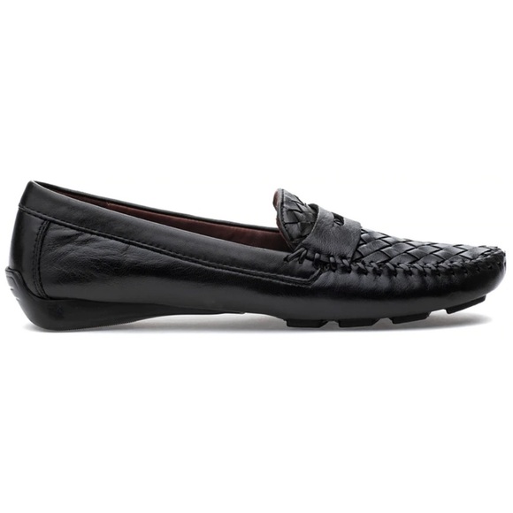 ROBERT ZUR PETRA LOAFER BLACK LEATHER women’s size 12 or men’s size 10 - Picture 2 of 10